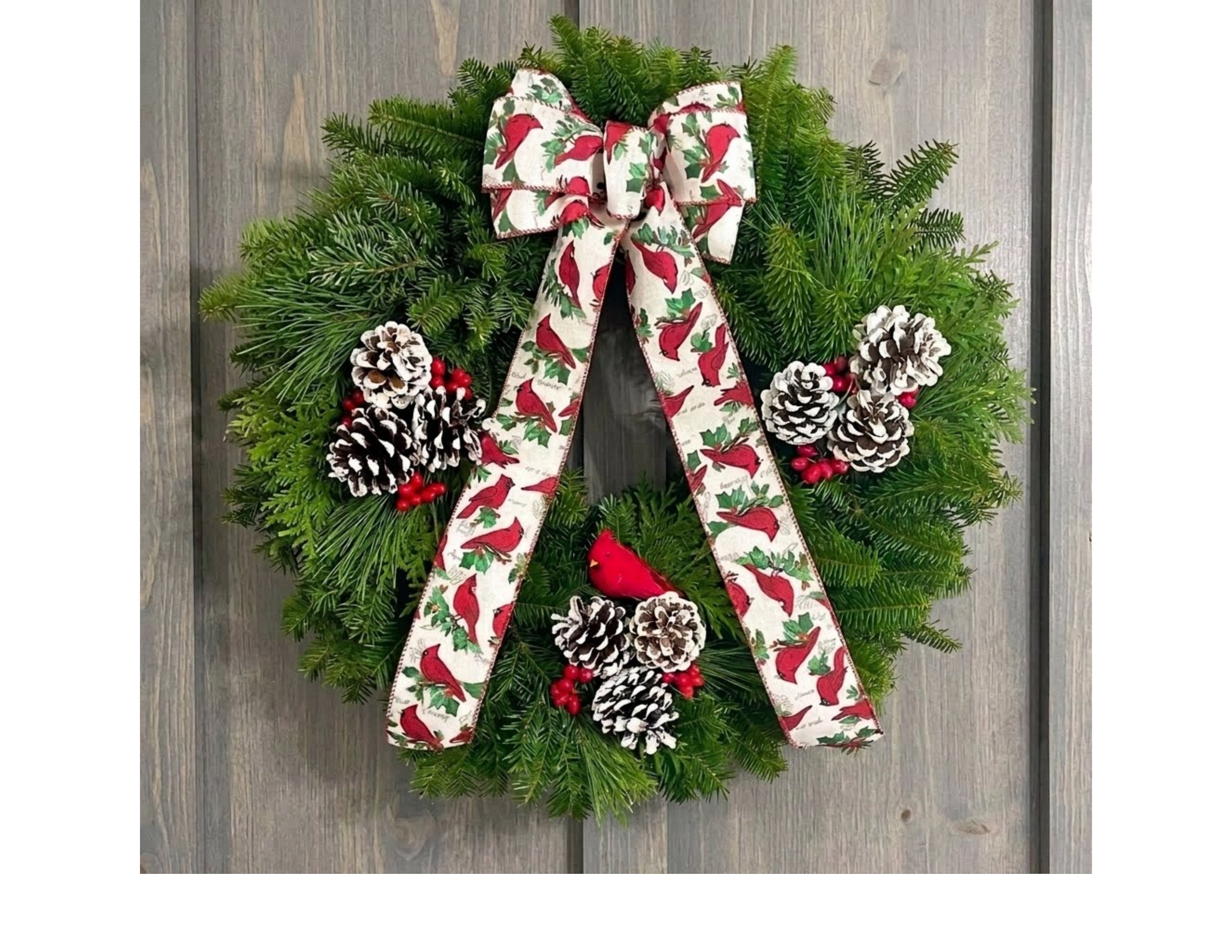 Cardinal Wreath
