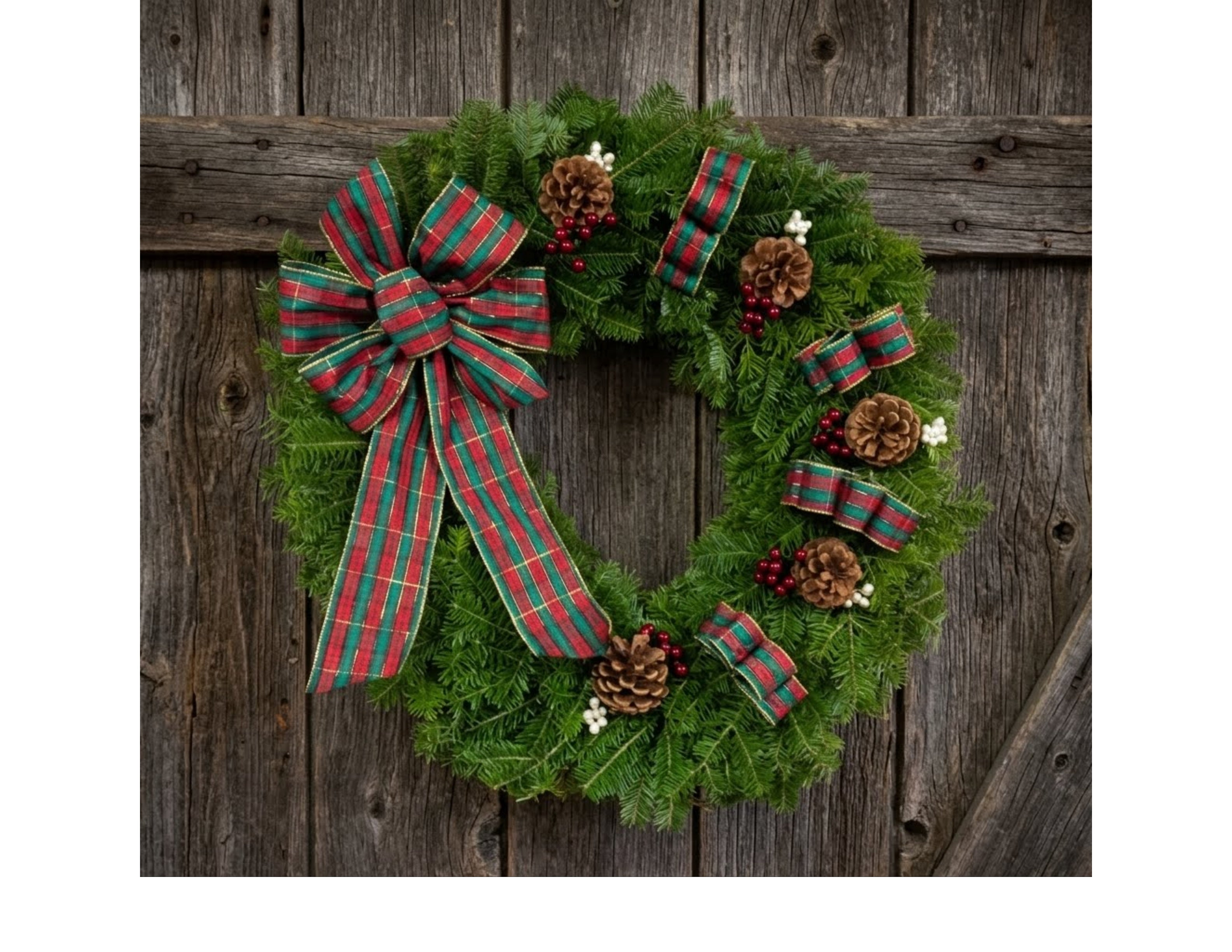 Ribbon Candy Wreath
